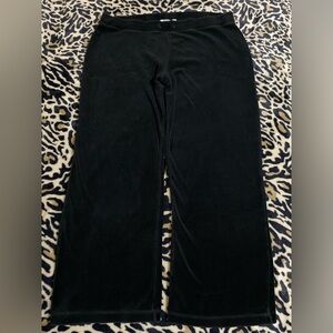 Black wide leg Sweatpants